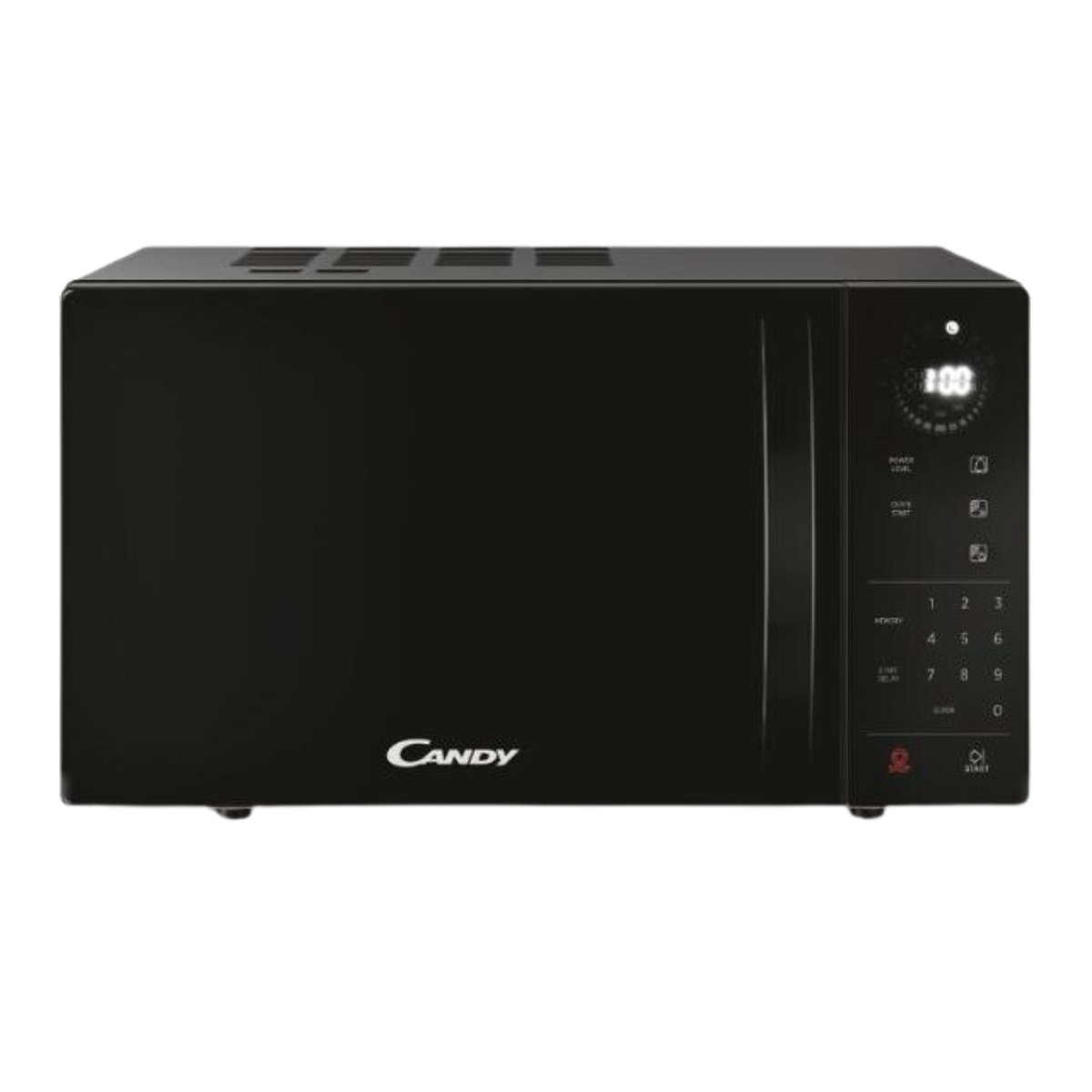CANDY CMW25STB  MICROWAVE 25LTS  BLACK SMOKED 900W GLASS DOOR CHEFVOLUTION